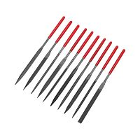 Набор надфилей 160х4мм, обрезиненные рукоятки, 10 шт. KRANZ | код KR-12-4103 | KRANZ