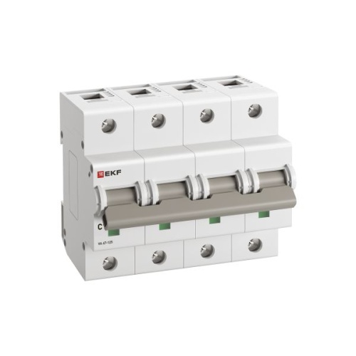 Автоматический выключатель ВА 47-125 4P 40А (C) 15кА PROXIMA EKF | код mcb47125-4-40C | EKF фото 2 Автоматический выключатель ВА 47-125 4P 40А (C) 15кА PROXIMA EKF | код mcb47125-4-40C | EKF фото 2