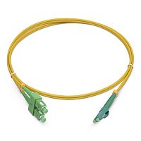 Cabeus FOP(d)-9-LC/APC-SC/APC-2m Шнур оптический duplex LC/APC-SC/APC 9/125 sm 2м LSZH | код 8283c | Cabeus