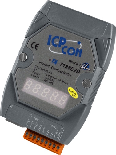 I-7188E2D-MTCP-G CR I-7188E2D with default Modbus/TCP firmware (Gray Cover) | код 00-06103988 | ICP DAS I-7188E2D-MTCP-G CR I-7188E2D with default Modbus/TCP firmware (Gray Cover) | код 00-06103988 | ICP DAS