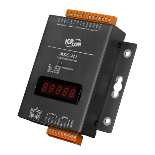 MDC-741 CR Modbus Data Concentrator with 1x Ethernet and 4 x RS-232, 1 x RS-485 (RoHS) | код 00-06108008 | ICP DAS MDC-741 CR Modbus Data Concentrator with 1x Ethernet and 4 x RS-232, 1 x RS-485 (RoHS) | код 00-06108008 | ICP DAS