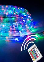 Гирлянда влагозащитная Дюралайт 10м (нить в трубе 0,8мм) + 30 клипс | код KOC_GIR-U101 | КОСМОС