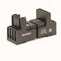 Колодка низкопрофильная 2-х уровневая с винтовыми клеммами для реле на 4 группы | код IR-B4-SC-1 | DKC