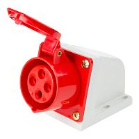 Розетка 114 стационарная 3Р+РЕ 16А 380В IP44 REXANT | код 11-8910 | REXANT