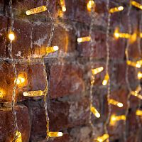 Гирлянда Светодиодный Дождь 2х1,5м, эффект мерцания, прозрачный провод, 230 В, диоды ТЕПЛЫЙ БЕЛЫЙ | код 235-316 | NEON-NIGHT