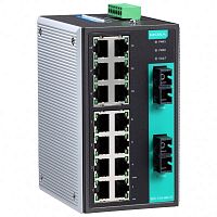 Коммутатор EDS-316-MS-SC Ethernet Switch 14 10/100BaseT(X) ports, 1 multi mode,1 single mode, 100Base, 40 | код 00-01165421 | MOXA