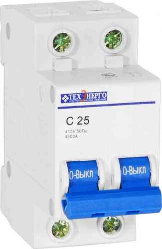 Автоматический выключатель ВА67-29 2-полюсн. 32А х-ка C | код A8301-80091504 | Texenergo Автоматический выключатель ВА67-29 2-полюсн. 32А х-ка C | код A8301-80091504 | Texenergo