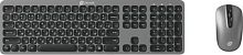 Клавиатура + мышь Оклик 300M клав:серый мышь:серый/черный USB беспроводная slim (1488402) | код 1488402 | Oklick