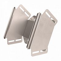 Угол вертикальный внешний 45 градусов Стандарт INOX (AISI 409) 200х100 Промрукав | код PR16.2966 | ПРОМРУКАВ