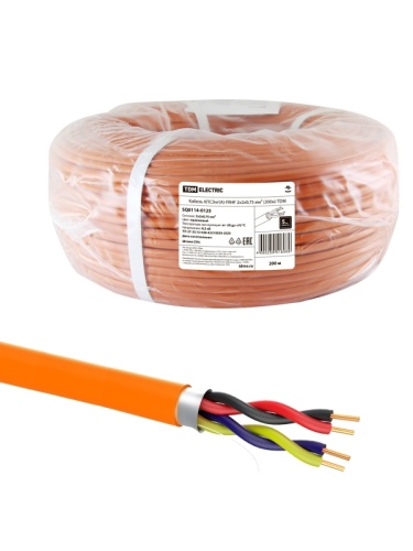 Кабель КПСЭнг(А)-FRHF 2х2х0.75 мм (бухта 200м) ТРТС | код SQ0114-0125 | РЭМЗ ТМ Кабель КПСЭнг(А)-FRHF 2х2х0.75 мм (бухта 200м) ТРТС | код SQ0114-0125 | РЭМЗ ТМ