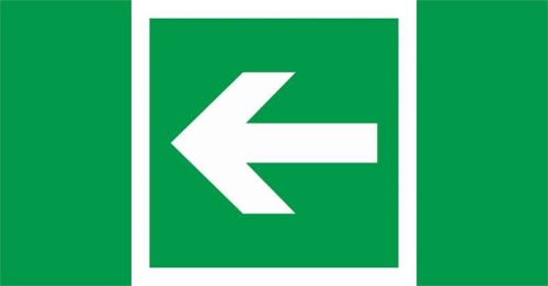 Пиктограмма "Указательная стрелка" ПЭУ 003 135х260 SIRAH IP65 СТ 2502002610