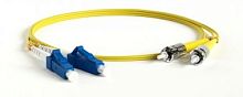 Патч-корд оптический TWT, PVC, дуплексный, ST/UPC-LC/UPC, SM OS2, 0.5 м | код TWT-2ST-2LC/SU-0.5 | TWT