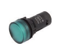 Индикатор AD22-22A FS G AC/DC 6.3В зеленый IP65 | код E01032301 | CNC