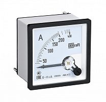 Амперметр аналоговый 800/5А AC 96х96мм КТ 1,5 трансф. подкл. | код 50237DEK | DEKraft