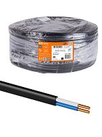 Кабель ВВГ-П нг(А)-LS 2х2.5 ок(N)-0.66 ГОСТ (бухта 90м) | код SQ0117-0473 | РЭМЗ ТМ