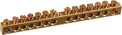 Шина нулевая 6х9мм 14/1 (14групп/крепеж по центру) | код 71148 | Navigator Group Шина нулевая 6х9мм 14/1 (14групп/крепеж по центру) | код 71148 | Navigator Group