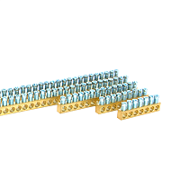 Латунная шина с винтовыми зажимами Morek BB147 147x1,5_16mm?, 63A, 690V | код MAD0147E21 | MOREK