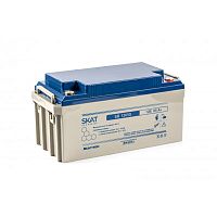SKAT SB 1265S АКБ свинцово-кислотная тип AGM 12V 65Ач Iзар.26А, клеммы под болт М6 | код 8972 | БАСТИОН