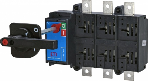 Разъединитель нагрузки с выносной рукояткой LA4/D 800 3P | код 004664001 | ETI Разъединитель нагрузки с выносной рукояткой LA4/D 800 3P | код 004664001 | ETI