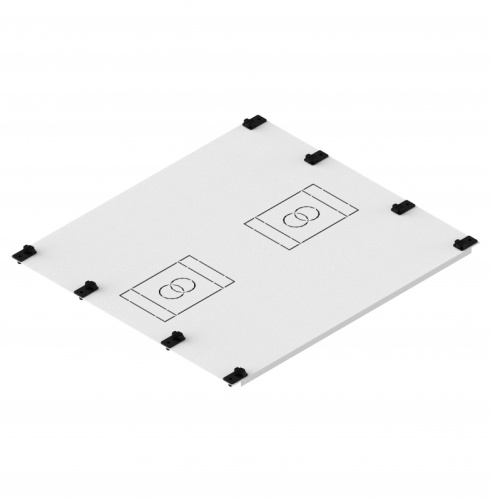 Лицевая панель 2хEB2 400,630А 3,4P CP 2.2-3 E46 (В450xШ550) | код 001339303 | ETI