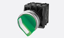 Модуль переключателя TS2, короткий, 2-позиц., без самовозврата,с метал.кольцом, желт. , шт | код TS2020-1AB30 | SUPU