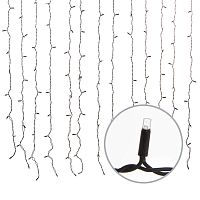 Занавес светодиодный с эффектом мерцания 3х2м Соединяемый 240 светодиодов Разноцветный свет Провод черный ULD-C2030-240/TBK MULTI IP67 З TM Uniel | код UL-00003937 | Uniel