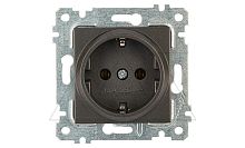 Rita - Розетка 2P+E, дымчатый | код 2200-600-0295 | Mutlusan