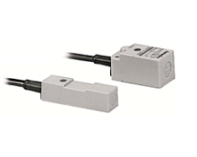 Датчик индуктивный, 17x17x36мм, зона чувствительности 5мм, торец, NPN NC, 3-х проводный, кабель 2м, 12-24VDC | код PSN17-5DN2 | AUTONICS