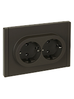 FORTE&PIANO Роз. 2-я с з/к без з/ш б/к 16А FP324 сер. IEK | код FP-R21-16-1-K03 | IEK