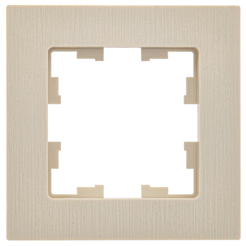 BRITE Рамка 1-мест. РУ-1-Бр беж. рифленый IEK | код BR-M12-51-K10 | IEK фото 5