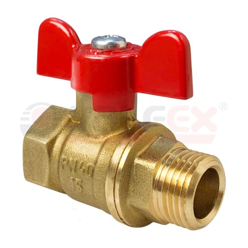 Кран шаровой 11Б27фт1М 1' ВН ручка бабочка | код VF.218.LB1.100 | VALFEX-T Кран шаровой 11Б27фт1М 1' ВН ручка бабочка | код VF.218.LB1.100 | VALFEX-T