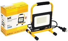 Прожектор светодиодный СДО 06-50П переносной 6500К IP65 черный | код LPDO603-050-65-K02 | IEK