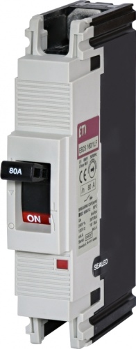 Авт. выключатель EB 2S 160/1LF 80A (25kA, фикс./фикс.) 1P | код 004671008 | ETI Авт. выключатель EB 2S 160/1LF 80A (25kA, фикс./фикс.) 1P | код 004671008 | ETI