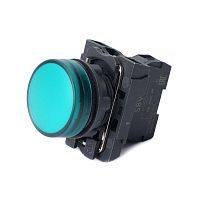 Лампа светосигнальная SB5 d22мм 230-240В AC зел. в сборе | код. SB5AVM3 | Systeme Electric