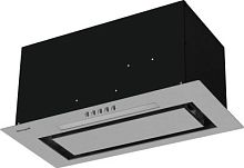 Вытяжка встраиваемая Weissgauff Zetta 60 PB IX нержавеющая сталь управление: кнопочное (1 мотор) | код 1819155 | WEISSGAUFF