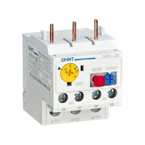 Реле перегрузки тепловое NR8-38 2.2-3.2А (R) CHINT 253684 Реле перегрузки тепловое NR8-38 2.2-3.2А (R) CHINT 253684