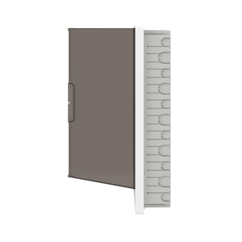 Щиток встраиваемый 36мод. FRAME для полых стен с тонированной дверцей с 4 шинами PEN (2шт на 8 отверст. и 2шт на 10 отверст.) бел. DKC F36B3WD фото 4