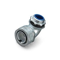 Муфта вводная для металлорукава ВМ (90°) (РКн (90°)) - 25 мм (1) (1 шт.) Fortisflex | код 61381 | Fortisflex