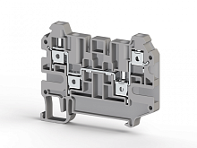 325 204, Клеммник 4-х выводной, 4 мм.кв., (красный), AVK 4CC | код 0.0.0.3.25204 | KLEMSAN