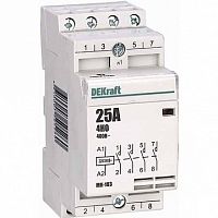 Модульный контактор МК-103 4P 5.4А 400/230 AC | код. 18060DEK | DEKraft