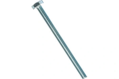 Болт DIN933 М8х100 шестигранная голова полная резьба оцинкованный Зитар