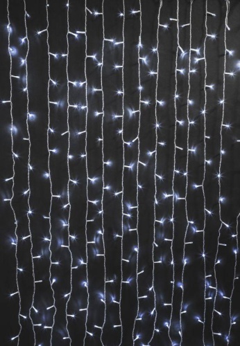 Гирлянда новогодняя светодиодная NGF-C01-03 занавес водопад CW 260 1.3х1.4м IP44 TR | код 93665 | Navigator Group