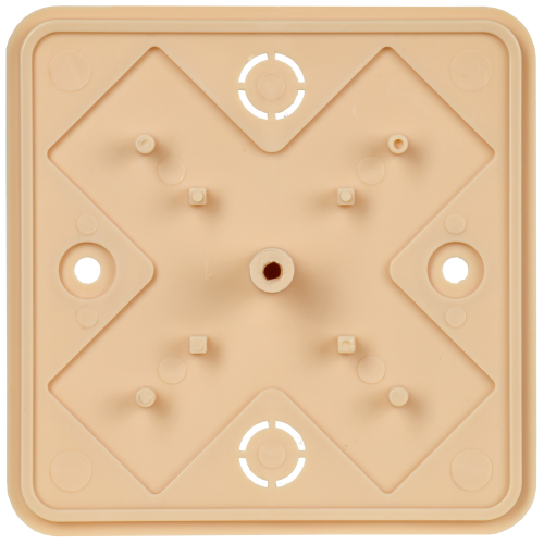 Коробка распаячная КМ для открытой проводки 75х75х28мм сосна | код UKO10-075-075-028-K34-E | IEK фото 3 Коробка распаячная КМ для открытой проводки 75х75х28мм сосна | код UKO10-075-075-028-K34-E | IEK фото 3