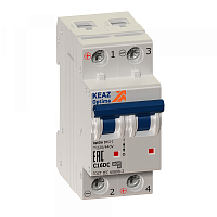 Выключатель автоматический OptiDin BM63-2B8-DC-УХЛ3 (Новый) | код. 261231 | КЭАЗ 