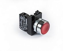 Кнопка нажимная круглая красная CM200DK (1НЗ) | код CM200DK | EMAS