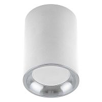 Светильник ДПО GU10 без лампы белый хром | код 32634 | Feron