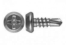 Саморез Клоп 3.5x11 металл-металл цинк, шлиц Philips №2, сверло (100 шт/уп) Промрукав | код PR08.9384 | ПРОМРУКАВ