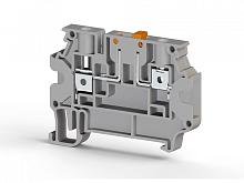 304 381, Клеммник 2-х выводной с размыкателем, 4 мм.кв., (синий), AVK 4A | код 0.0.0.3.04381 | KLEMSAN