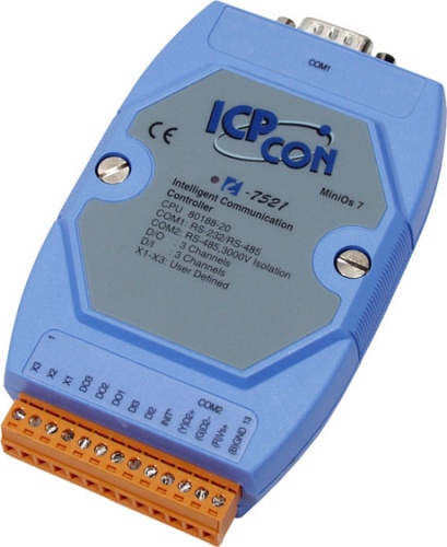 I-7521 CR Intelligent Communication Controller with one RS-485 port and one RS-232/RS-485 port | код 00-05000694 | ICP DAS I-7521 CR Intelligent Communication Controller with one RS-485 port and one RS-232/RS-485 port | код 00-05000694 | ICP DAS