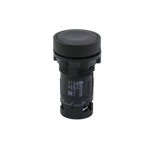 Кнопка плоская черная, 1NO, IP54, пластик MTB7-EA21 | код 132690 | MEYERTEC